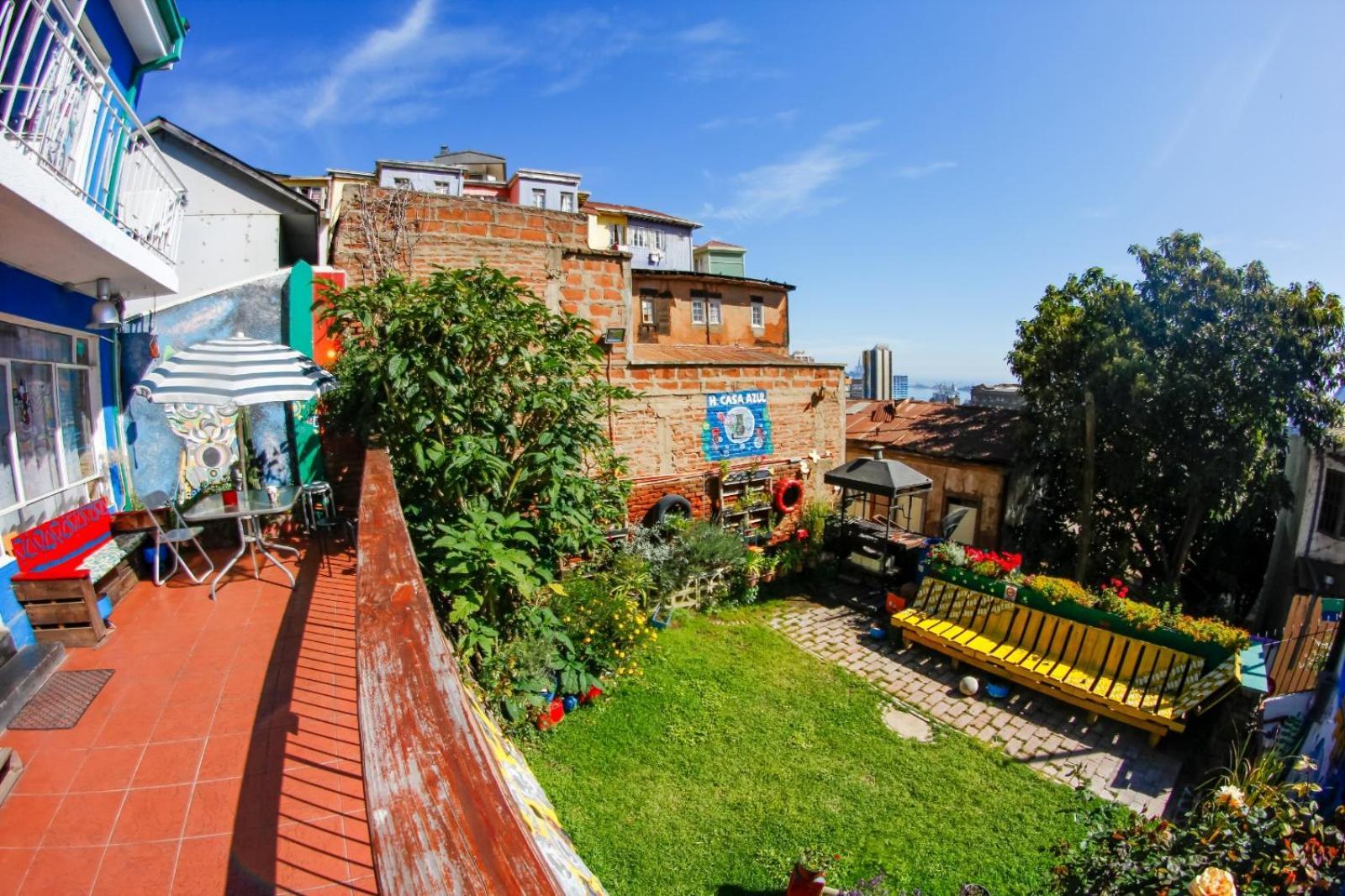 La Casa Azul Hostel Valparaíso Eksteriør billede