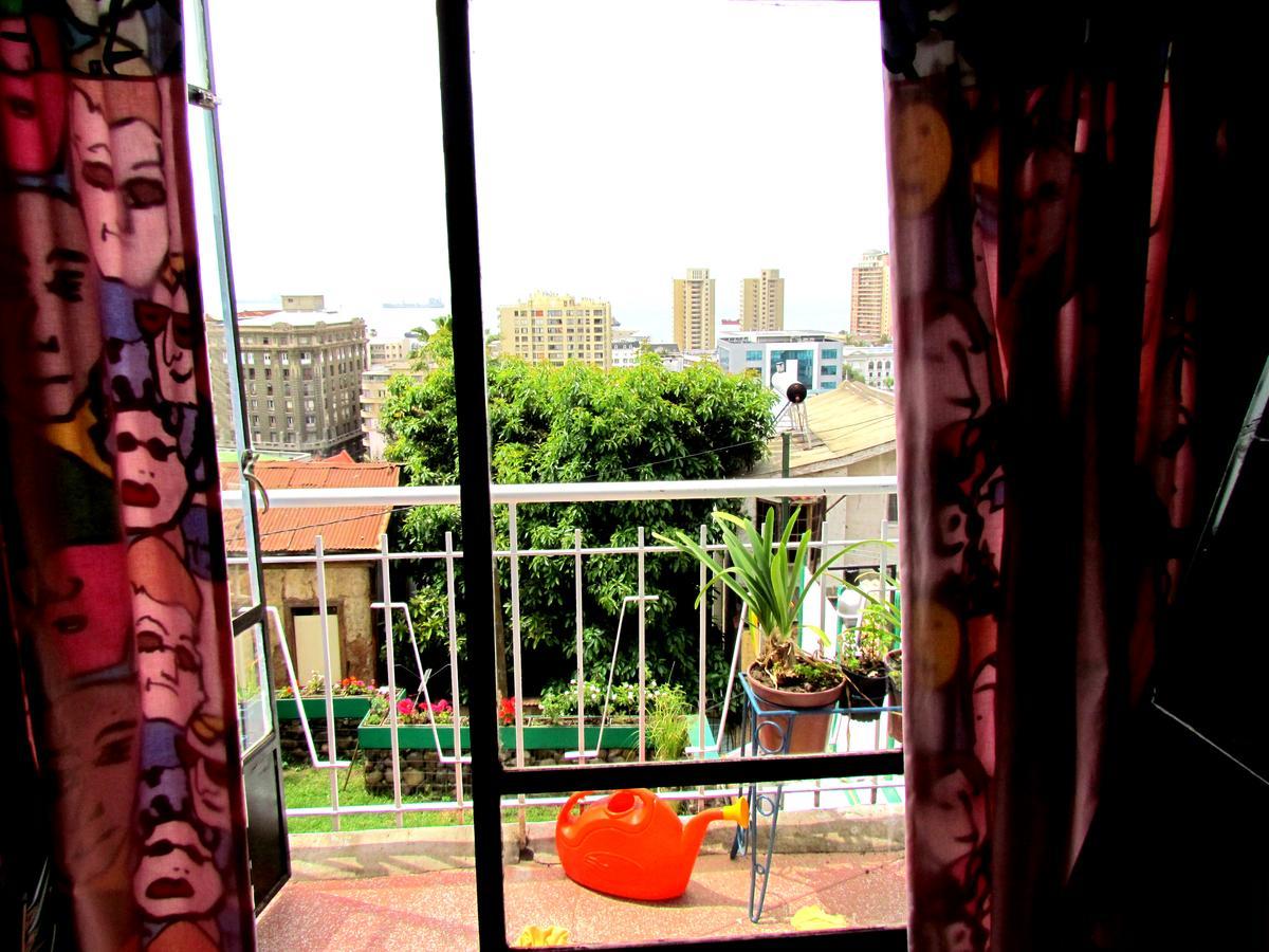 La Casa Azul Hostel Valparaíso Eksteriør billede
